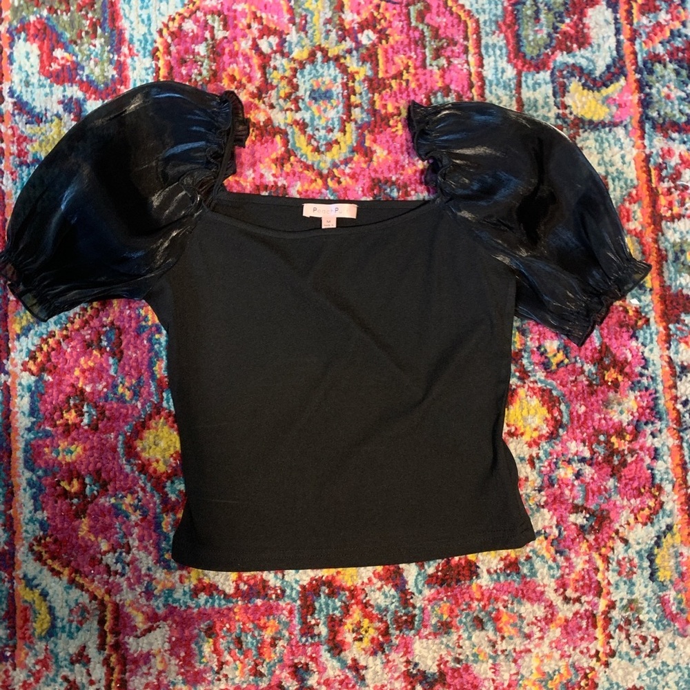 Cute Black Blouse
